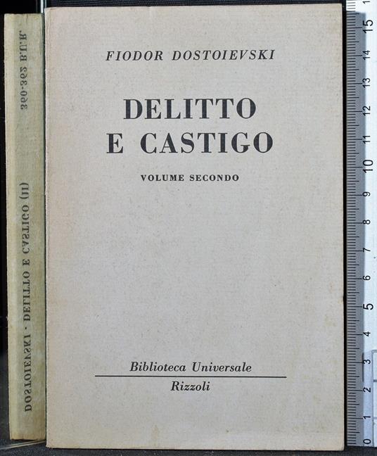 Delitto e castigo. Vol secondo - Fëdor Dostoevskij - copertina