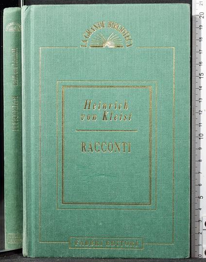 Racconti - Heinrich von Kleist - copertina