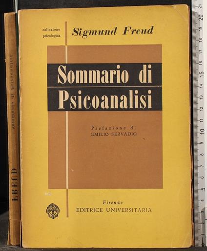 Sommario di psicoanalisi - Sigmund Freud - copertina