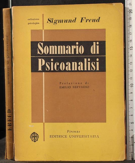 Sommario di psicoanalisi - Sigmund Freud - copertina