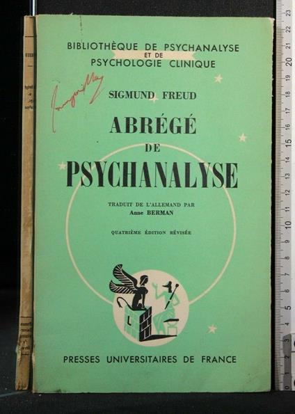 Abrege De Psychanalyse - Sigmund Freud - copertina