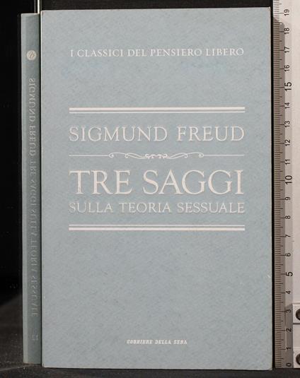 Tre Saggi Sulla Teoria - Sigmund Freud - copertina