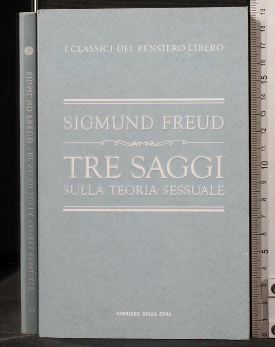 Tre Saggi Sulla Teoria - Sigmund Freud - copertina