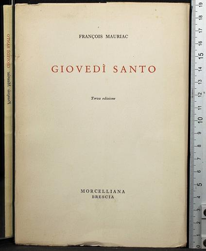 Giovedì Santo - François Mauriac - copertina