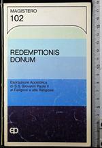 Redemptionis donum. Esortazione apostolica