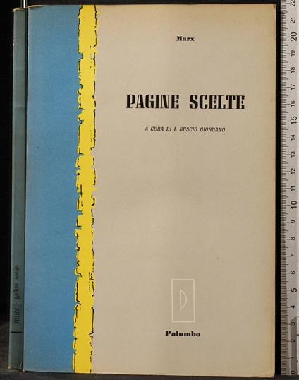 Pagine - Karl Marx - copertina