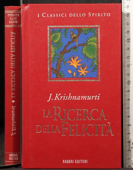 La ricerca della felicità - Jiddu Krishnamurti - copertina