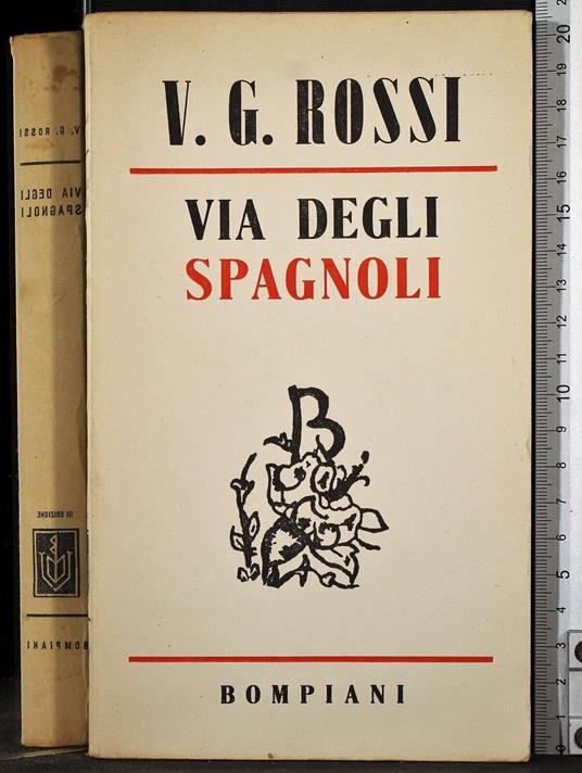 Via degli spagnoli - Rossi - copertina