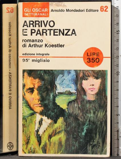 Arrivo e partenza - Arthur Koestler - copertina