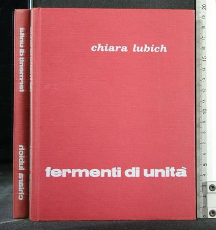 Fermenti di Unità - Chiara Lubich - copertina