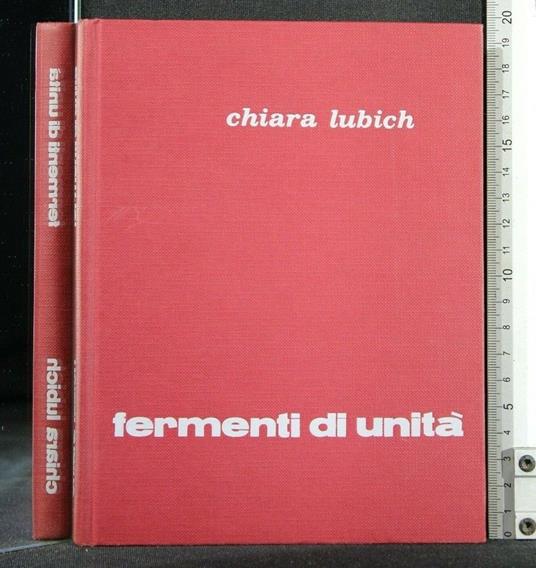 Fermenti di Unità - Chiara Lubich - copertina