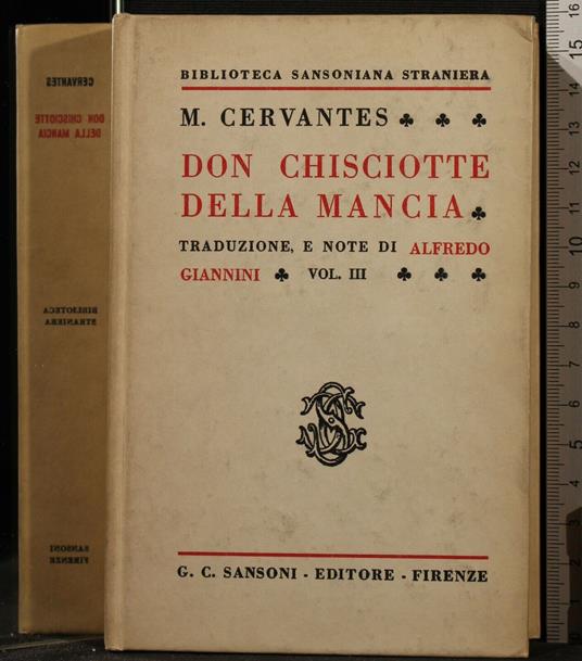 Don Chisciotte Della Mancia. Vol 3 - Miguel de Cervantes - copertina