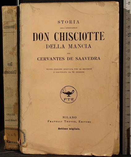 Storia dell'ammirabile Don Chisciotte. - Miguel de Cervantes - copertina