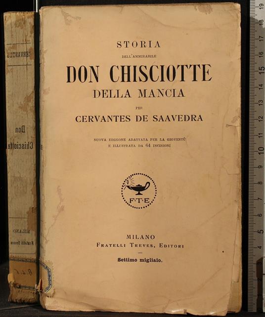 Storia dell'ammirabile Don Chisciotte. - Miguel de Cervantes - copertina