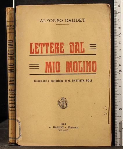 Lettere dal mio molino - Alphonse Daudet - copertina