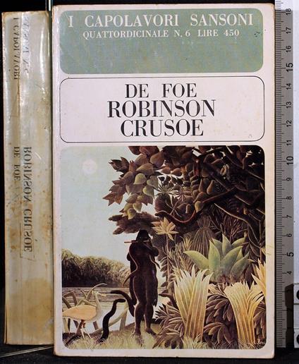 Robinson Crusoe - Daniel Defoe - copertina