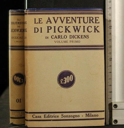 Le Avventure di Pick Wick Vol 1 - Charles Dickens - copertina
