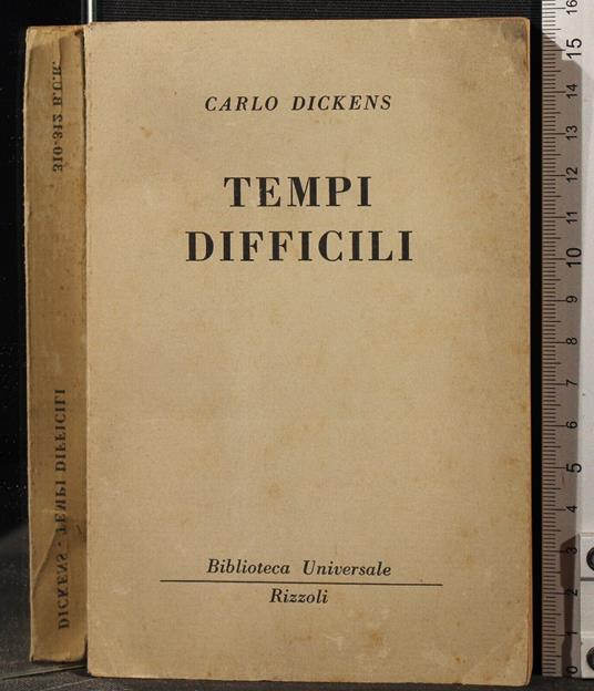 Tempi difficili - Charles Dickens - copertina