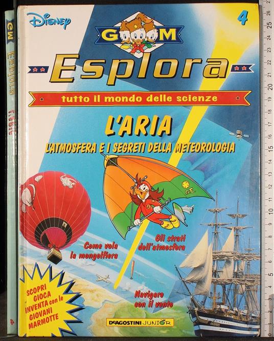 Gm. Esplora 4. L'Aria - Walt Disney - copertina