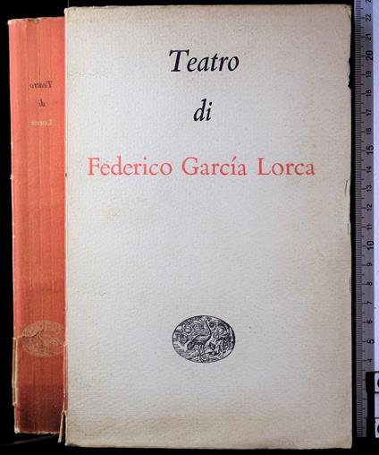 Teatro - Federico García Lorca - copertina