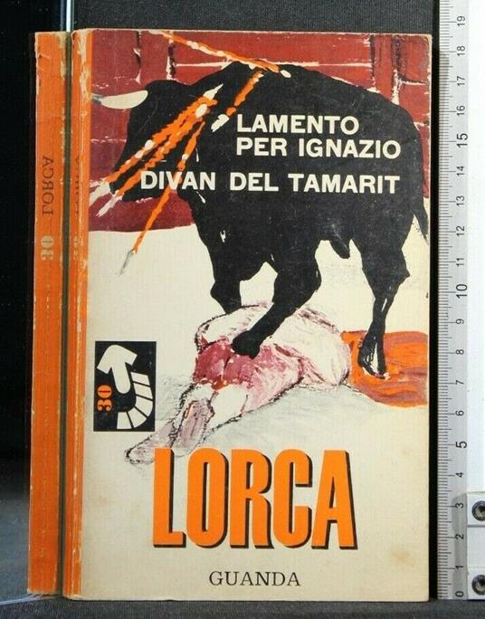 Lamento per Ignazio Divan Del Tamarit - Federico García Lorca - copertina