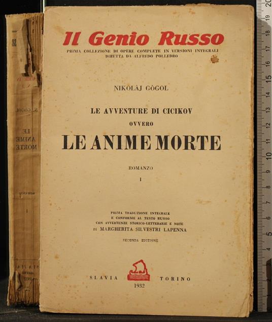 Le anime morte. Vol 1 - Nikolaj Gogol' - copertina