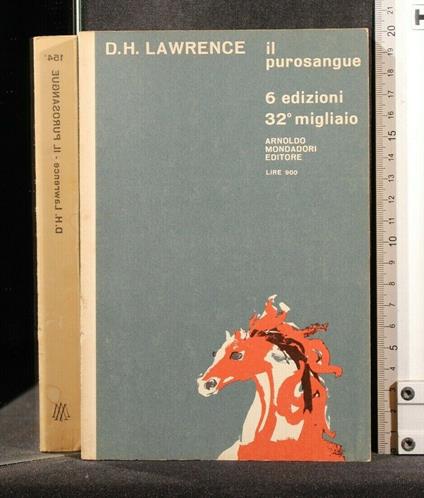 Il Purosangue - David Herbert Lawrence - copertina