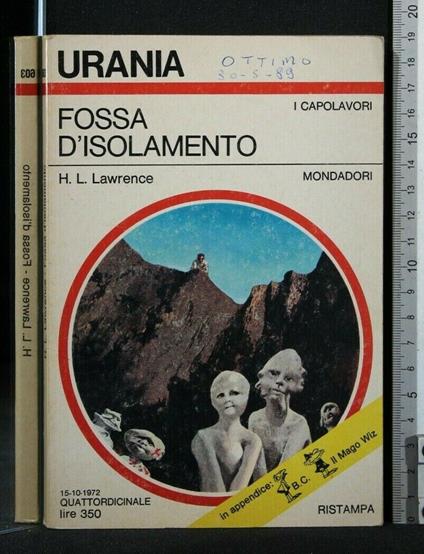 Fossa D'Siolamento - David Herbert Lawrence - copertina