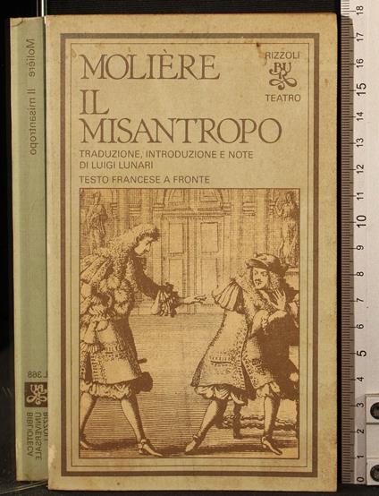 Il misantropo - Molière - copertina
