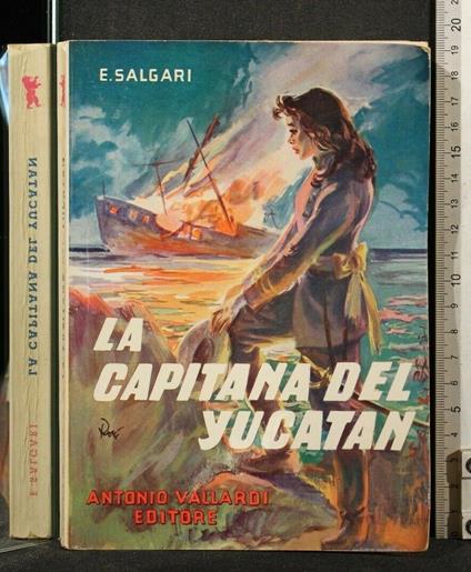 La Capitana Del Yucatan - Emilio Salgari - copertina