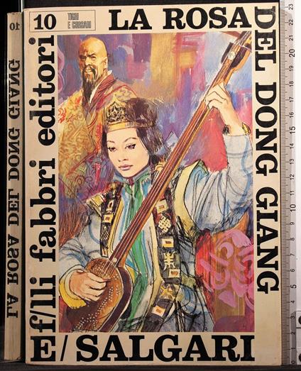 La rosa del Dong Giang - Emilio Salgari - copertina