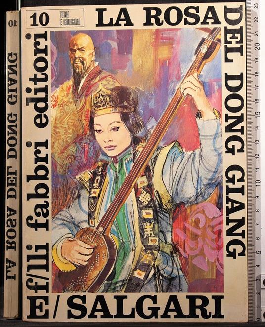 La rosa del Dong Giang - Emilio Salgari - copertina