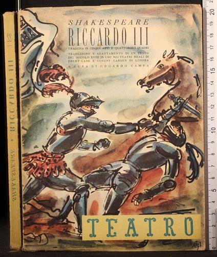 Teatro. Riccardo III - William Shakespeare - copertina
