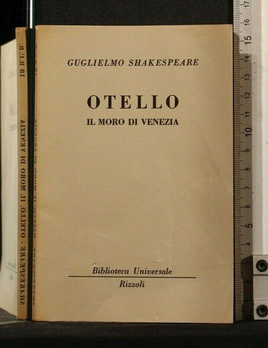 Otello Il Moro di Venezia - William Shakespeare - copertina