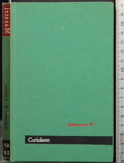 Coriolano - William Shakespeare - copertina