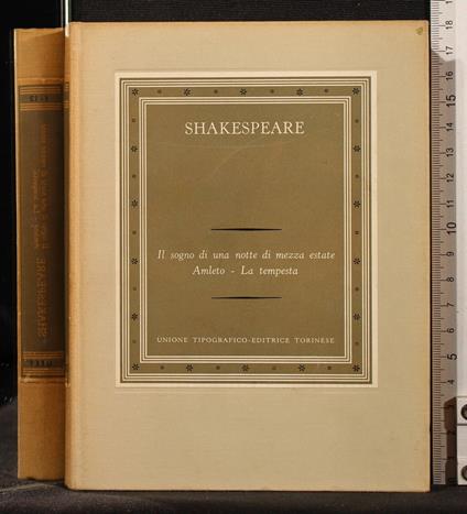 Teatro - William Shakespeare - copertina