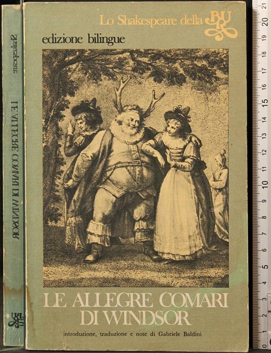 Le Allegre Comari di Windsor - William Shakespeare - copertina