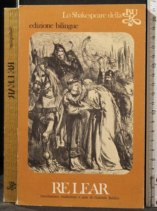 Re Lear - William Shakespeare - copertina