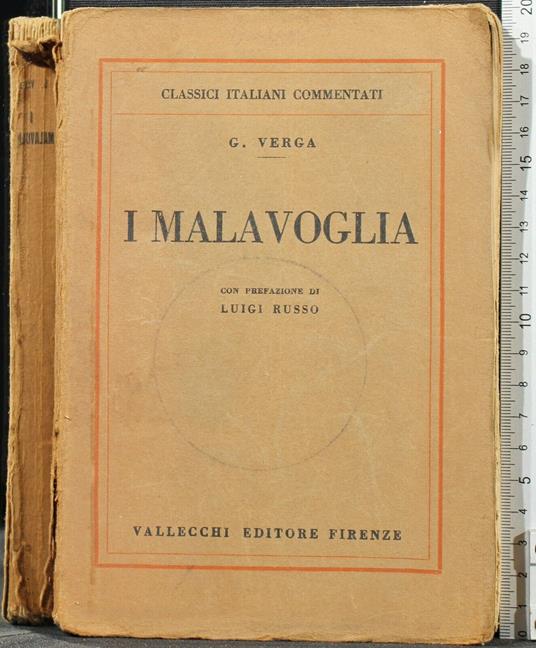 I Malavoglia - Giovanni Verga - copertina