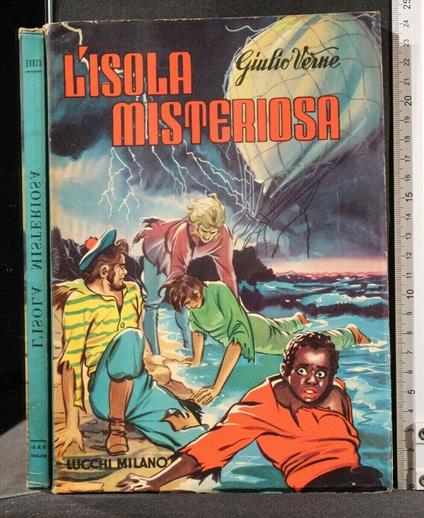 L' Isola Misteriosa - Jules Verne - copertina