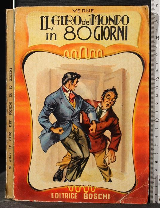 Il Giro Del Mondo in 80 - Jules Verne - copertina