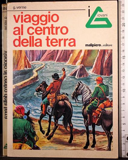 Viaggio al centro della Terra - Jules Verne - copertina