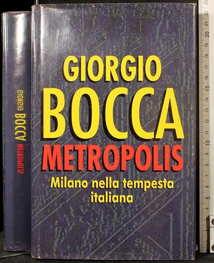 Metropolis - Giorgio Bocca - copertina