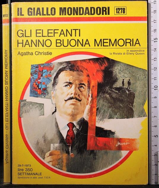 Gli elefanti hanno buona memoria - Agatha Christie - copertina