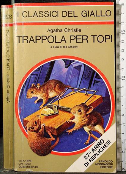 Trappola per topi - Agatha Christie - copertina