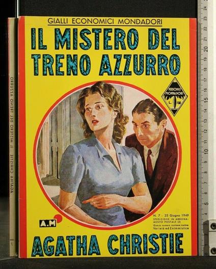Il Mistero Del Treno Azzurro - Agatha Christie - copertina