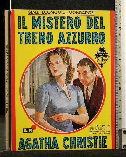 Il Mistero Del Treno Azzurro - Agatha Christie - copertina