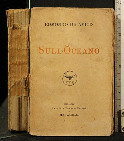 Sull'Oceano - Edmondo De Amicis - copertina