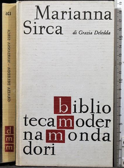 Marianna Sirca - Grazia Deledda - copertina