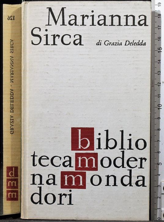 Marianna Sirca - Grazia Deledda - copertina